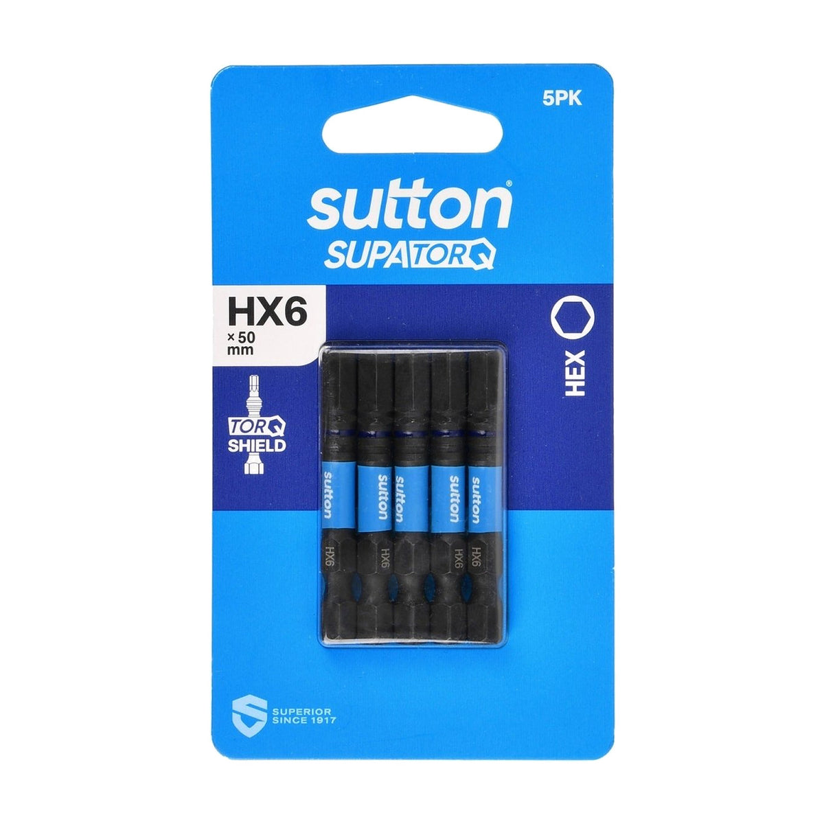 Sutton Hex Screwdriver Bit S206 Supatorq