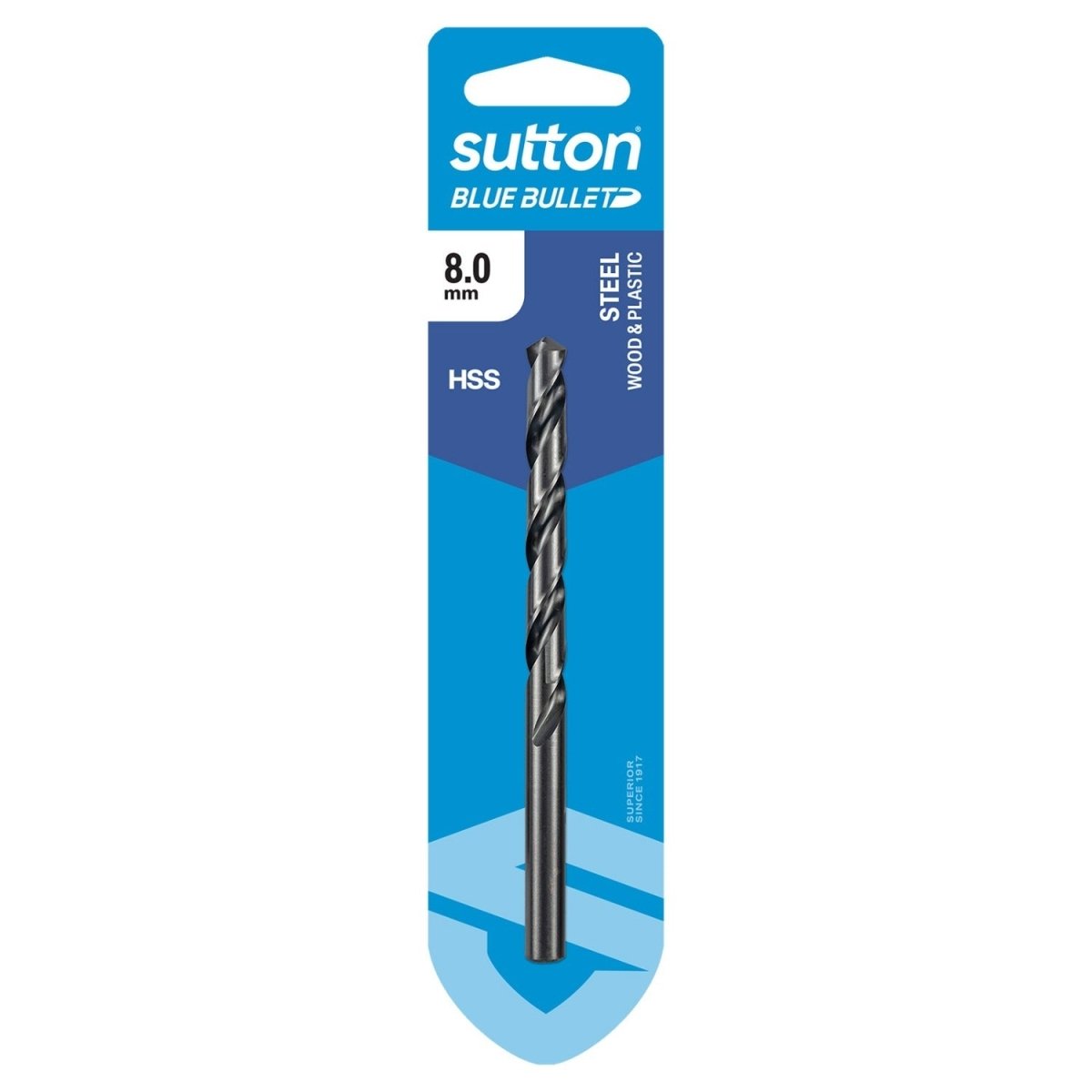 Sutton HSS Blue Bullet Jobber Drill Bit (Metric) - D102 - AIMS Industrial Supplies