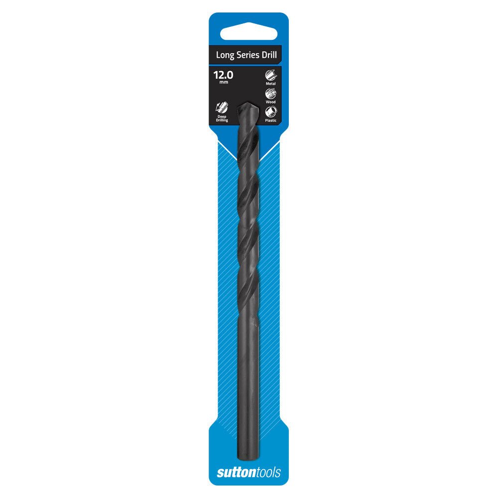 Sutton Long Series Drill Bit - ANSI B94-11 - HSS Metric - AIMS Industrial Supplies