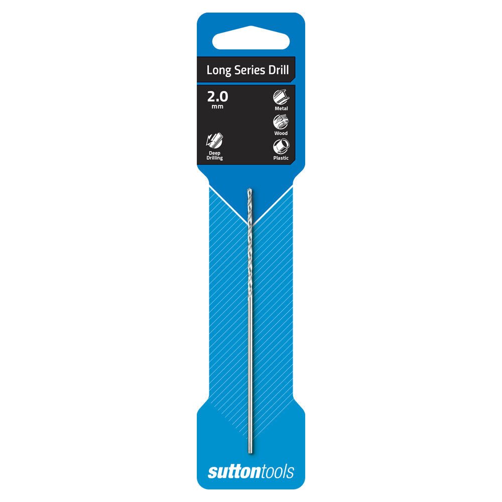 Sutton Long Series Drill Bit - ANSI B94-11 - HSS Metric - AIMS Industrial Supplies
