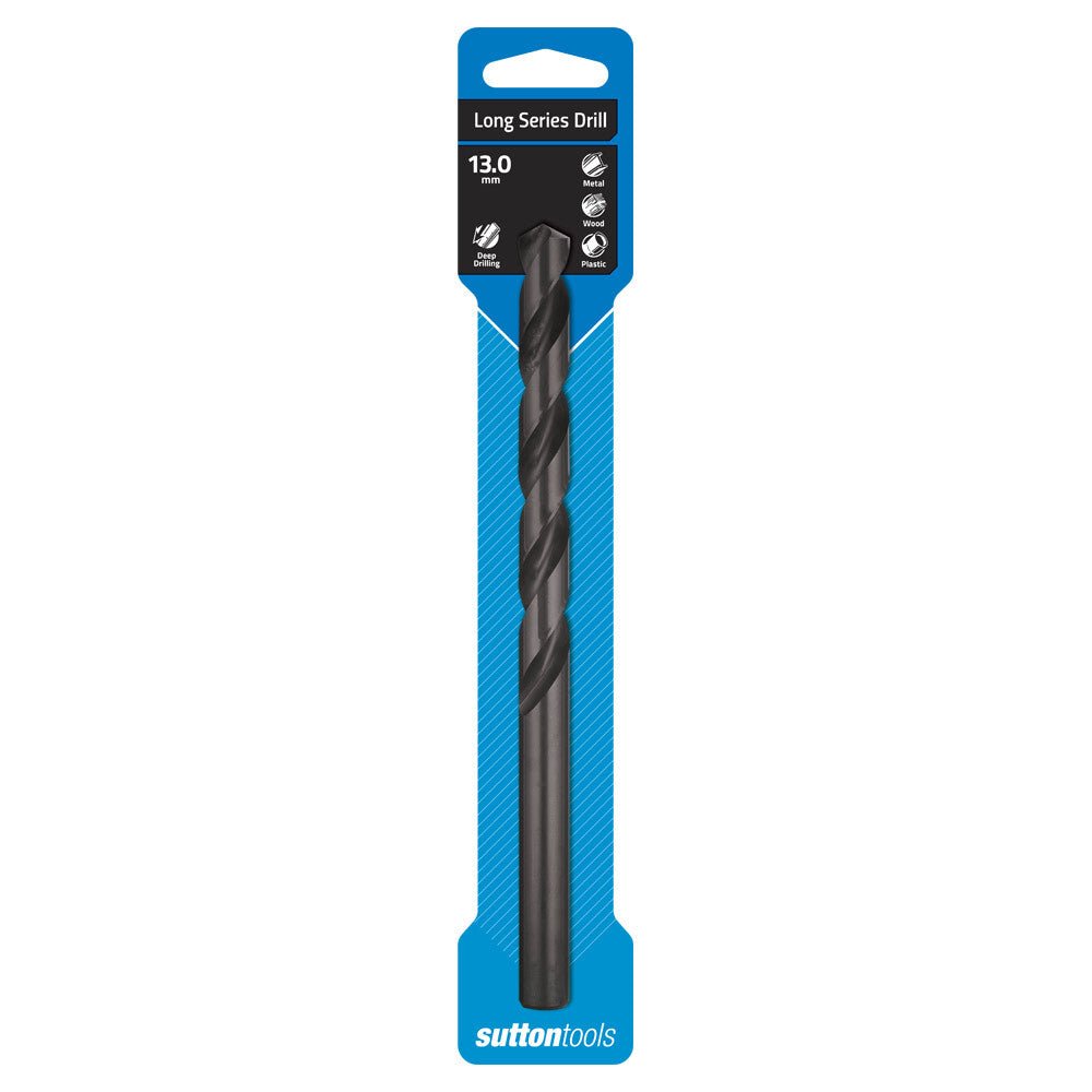 Sutton Long Series Drill Bit - ANSI B94-11 - HSS Metric - AIMS Industrial Supplies