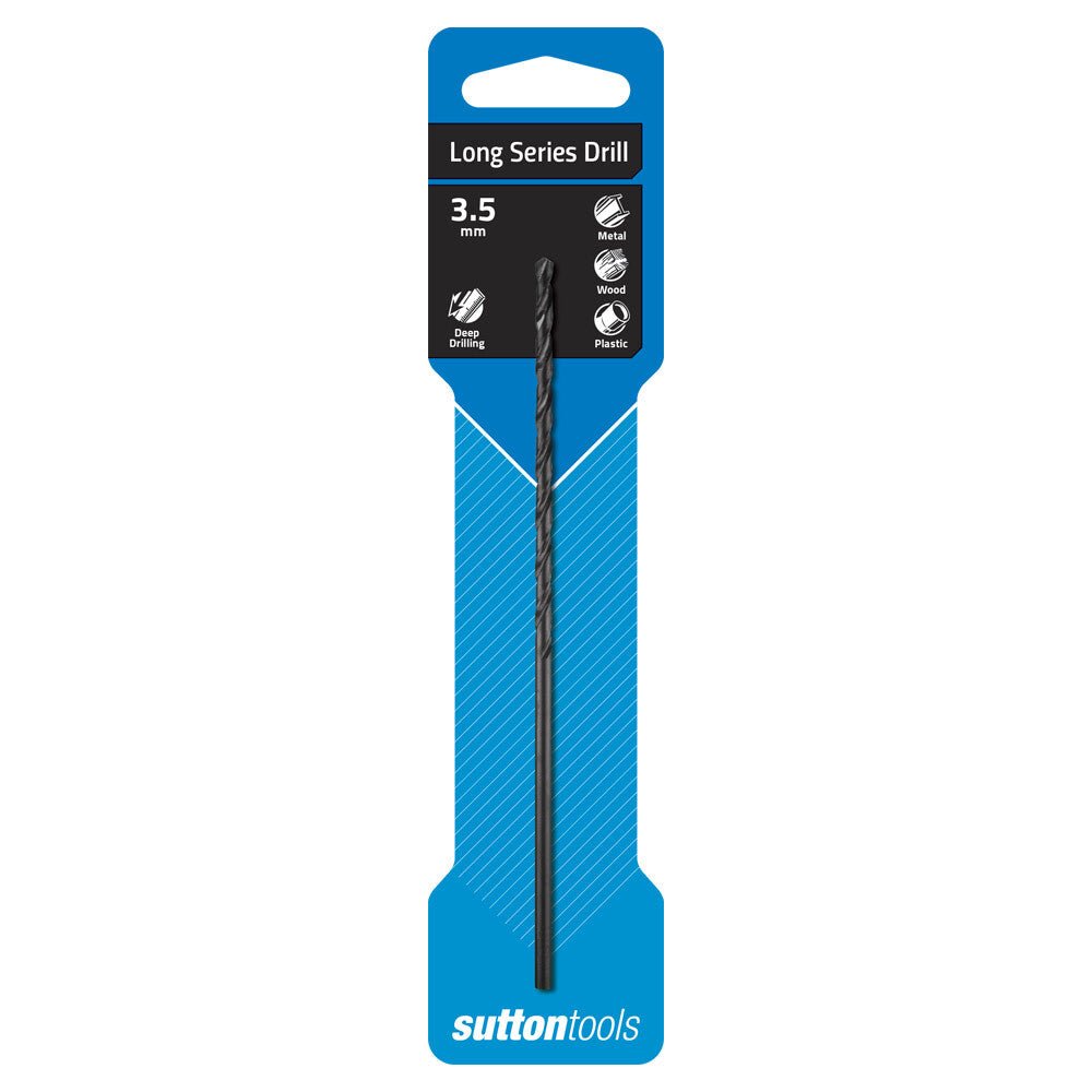 Sutton Long Series Drill Bit - ANSI B94-11 - HSS Metric - AIMS Industrial Supplies