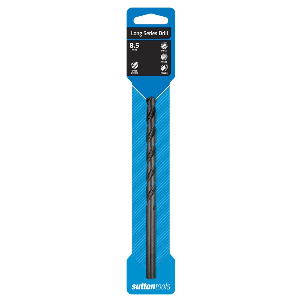 Sutton Long Series Drill Bit - ANSI B94-11 - HSS Metric - AIMS Industrial Supplies