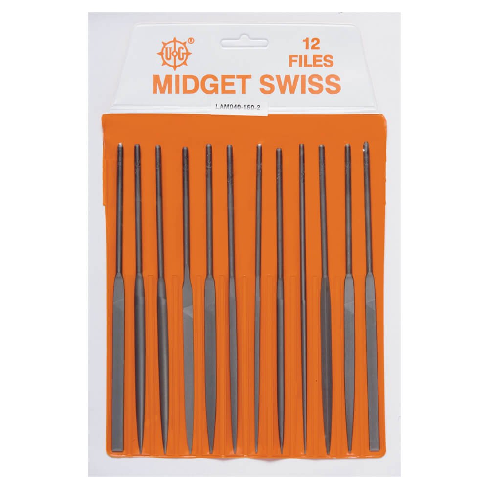 Sutton M305M060 File M305 T060 Set 12Pce Needle Bright - AIMS Industrial Supplies