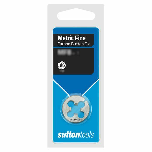 Sutton M404 1 1/2" OD Metric Fine Button Die - Carbon - AIMS Industrial Supplies