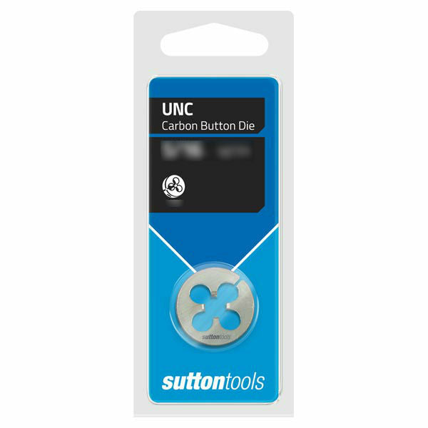Sutton M4121270 UNC 1/2" x 13 TPI - 1" OD Button Die - Carbon Steel