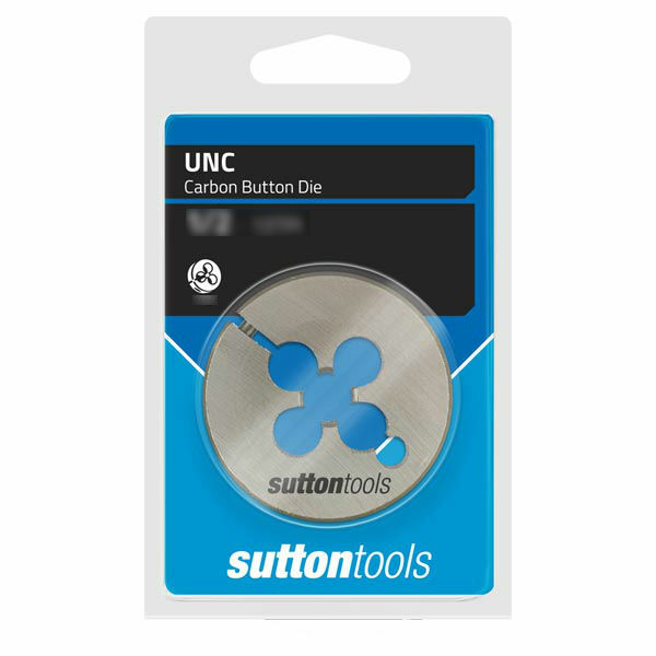 Sutton M4142540 UNC 1" x 8 TPI - 2" OD Button Die - Carbon Steel
