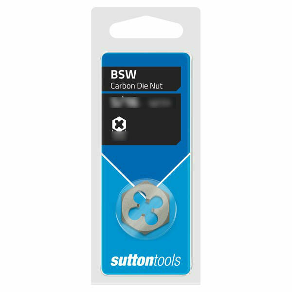 Sutton M4474445 BSW 1-3/4" x 5 TPI - Imperial Die Nut - Carbon Steel
