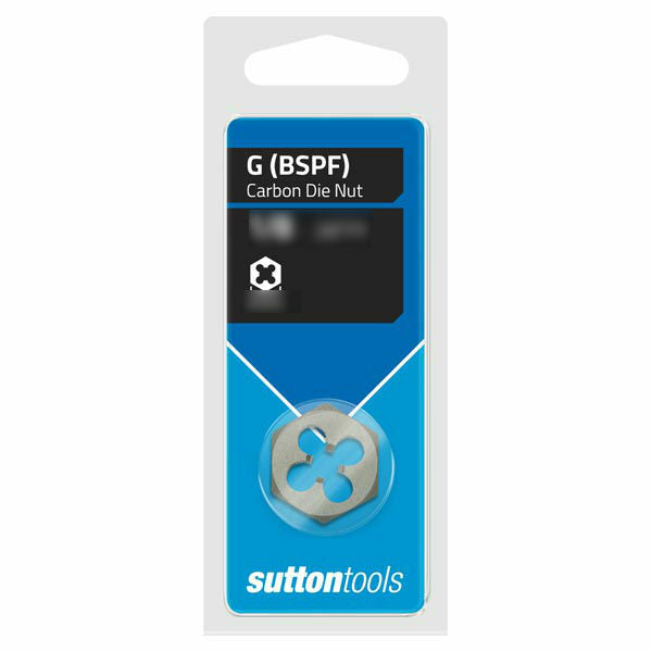 Sutton M4522096 BSPF 1/2" x 14 TPI - Imperial Die Nut - Carbon Steel