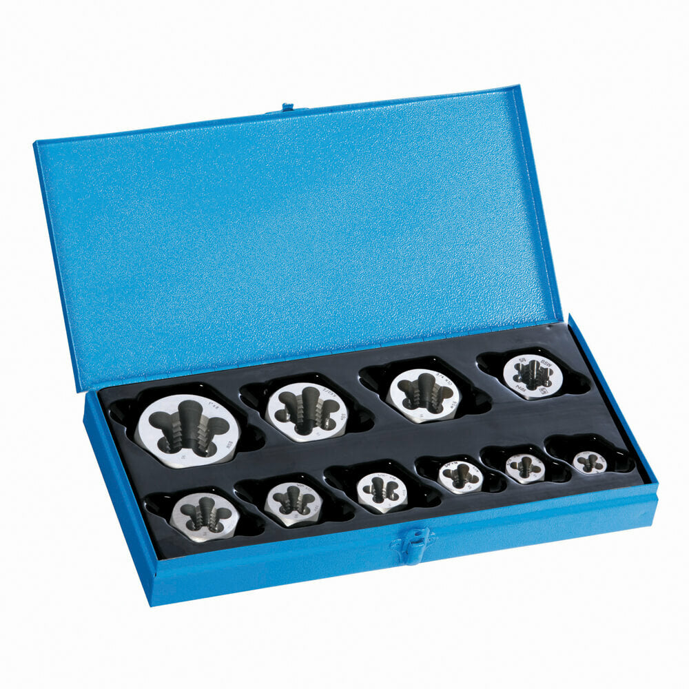 Sutton M454SDN2 10 Piece Imperial BSW Die Nut Set - Carbon Steel1