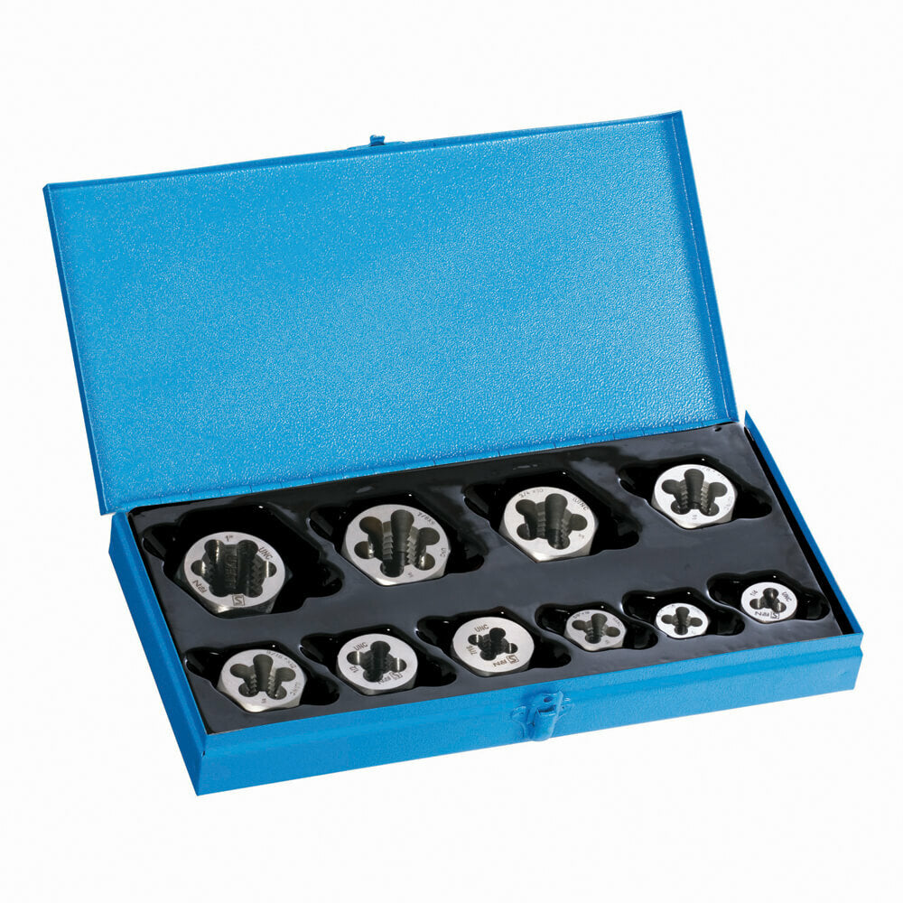 Sutton M454SDN3 10 Piece Imperial UNC Die Nut Set - Carbon Steel1