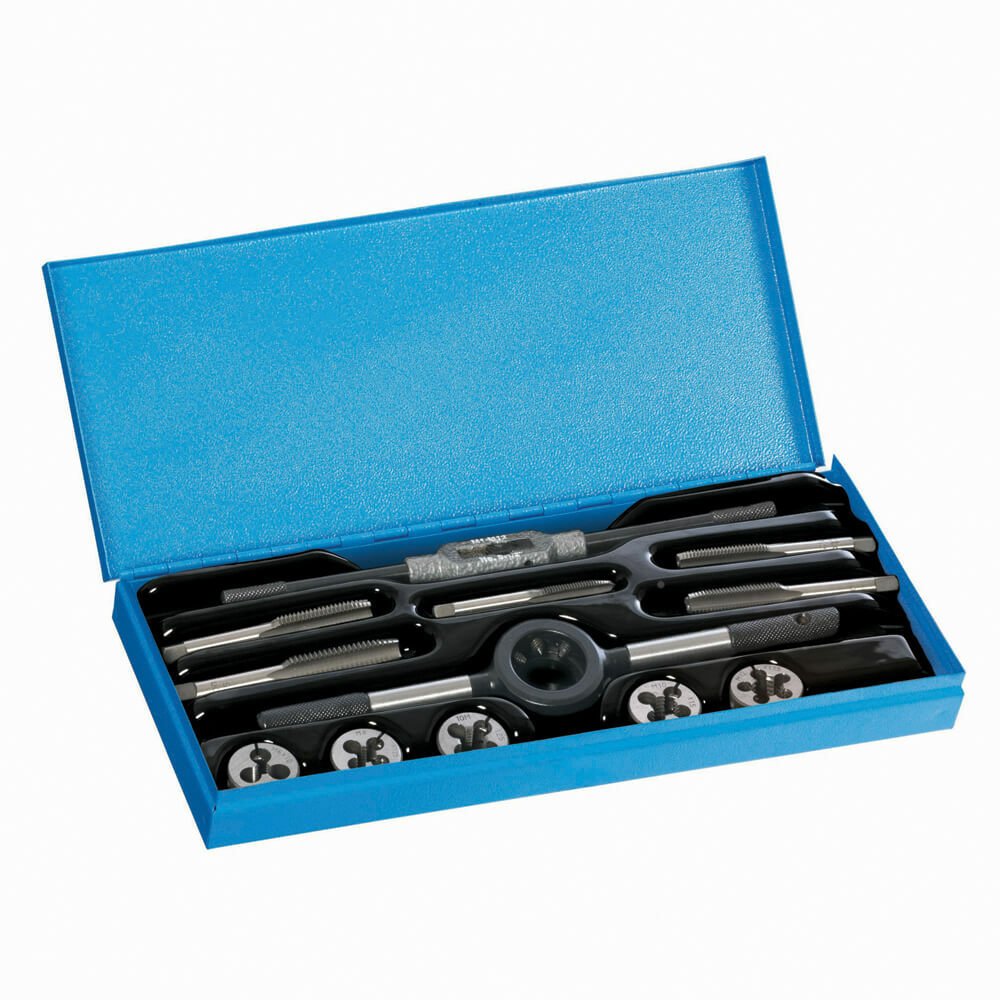 Sutton M500M12 12 piece Metric Tap and Die Set - Carbon Steel - AIMS Industrial Supplies