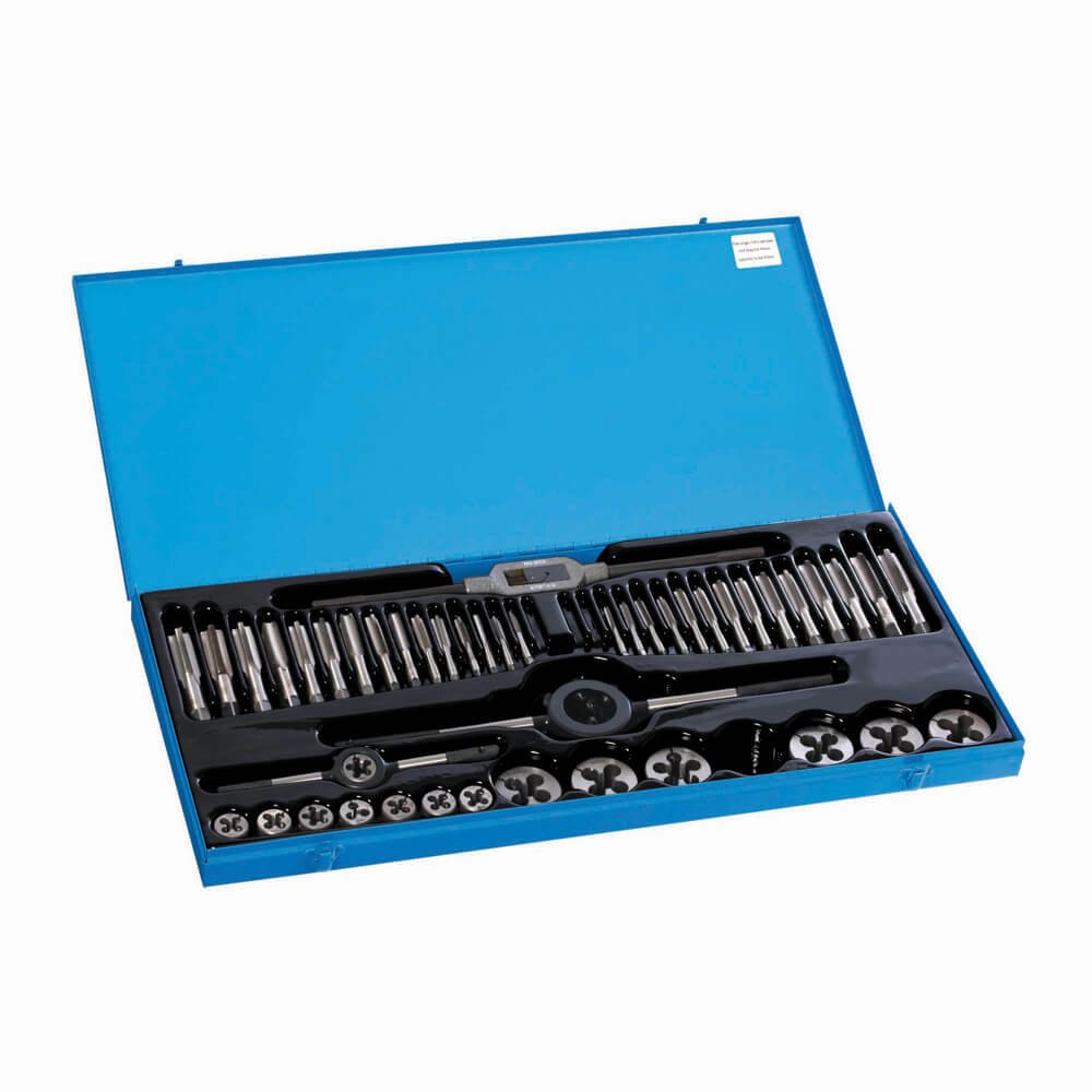 Sutton M500MMF47 47 pc Metric/Metric Fine Tap and Die Set - Carbon Steel - AIMS Industrial Supplies