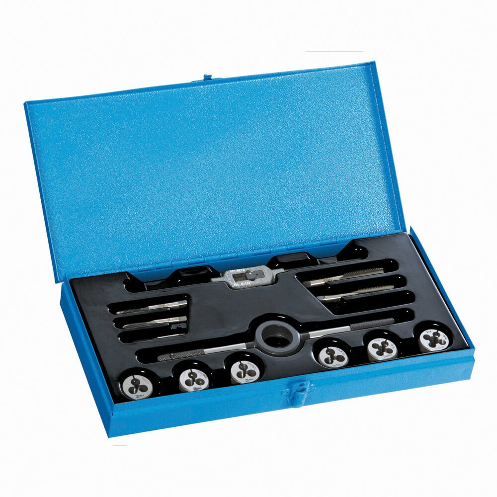 Sutton M500W15 15 piece BSW Tap and Die Set - Carbon Steel - AIMS Industrial Supplies