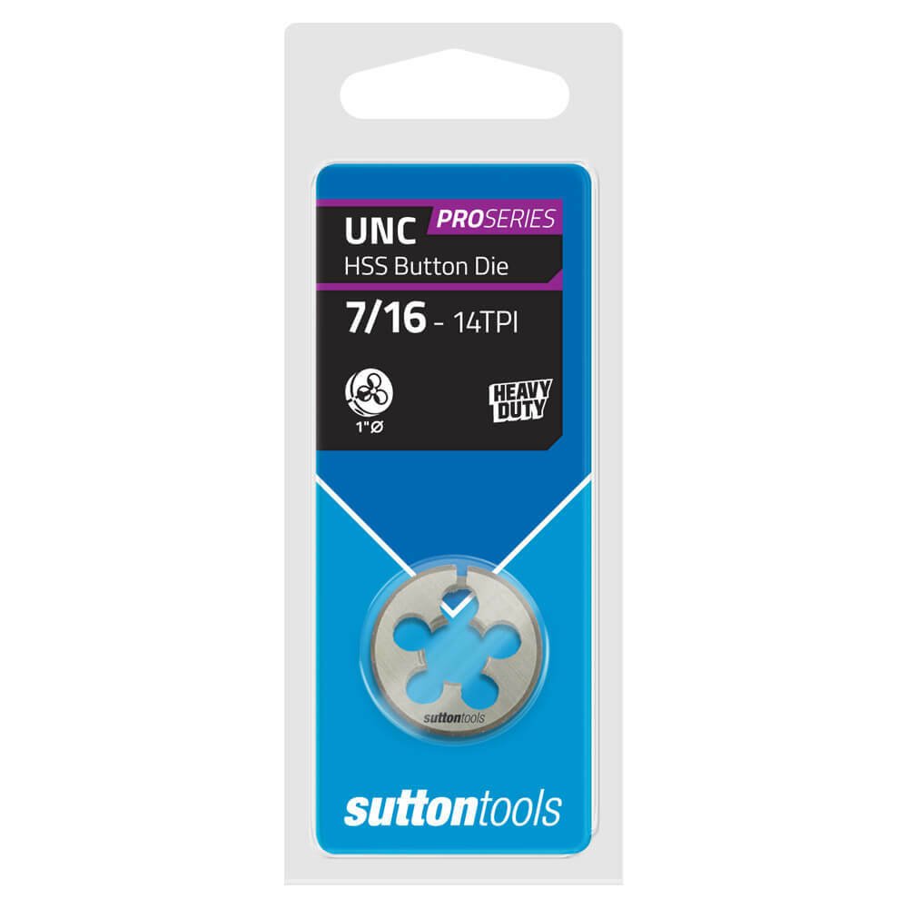 Sutton M561 UNC 1" OD Button Die - HSS - Pro Series - AIMS Industrial Supplies