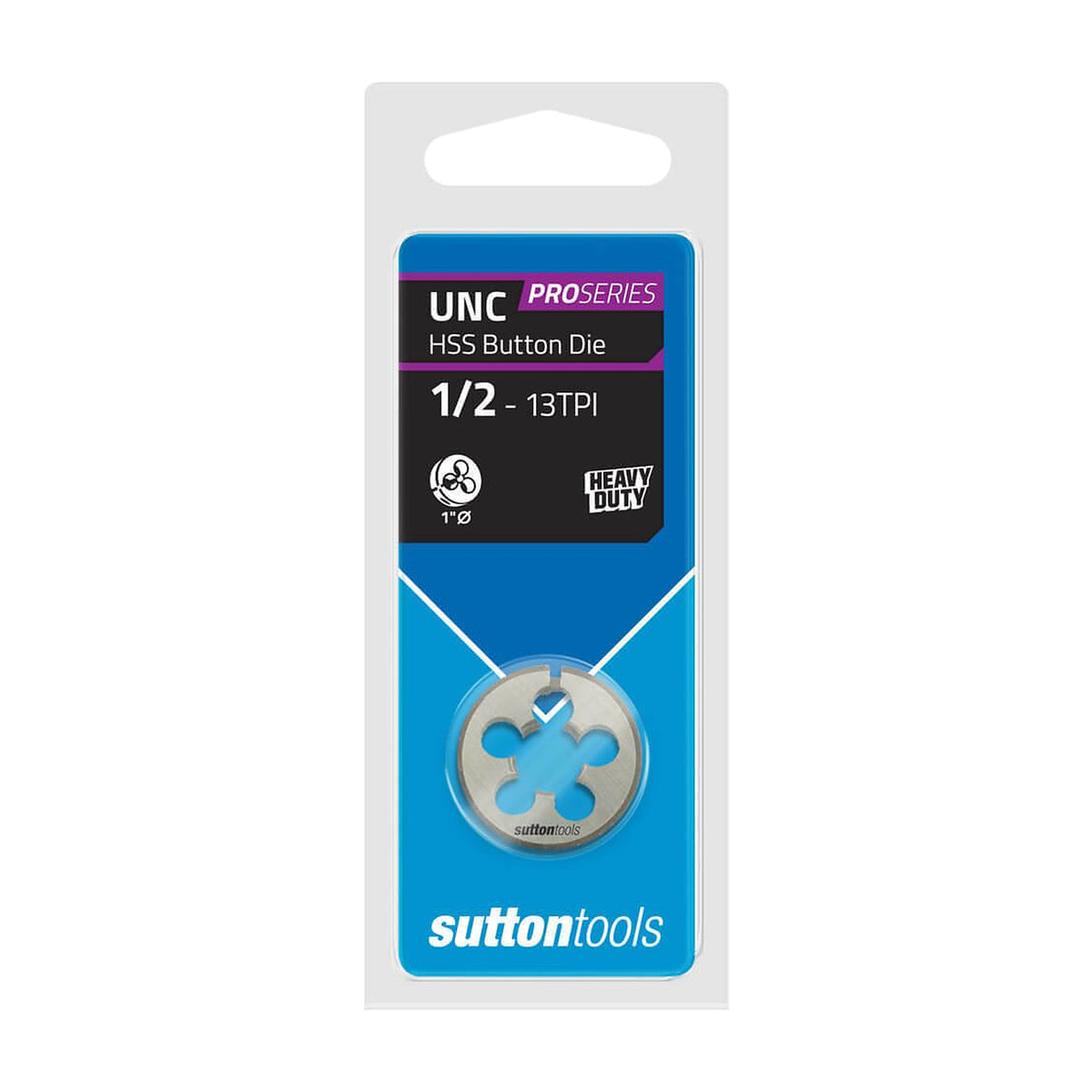 Sutton M561 UNC 1" OD Button Die - HSS - Pro Series
