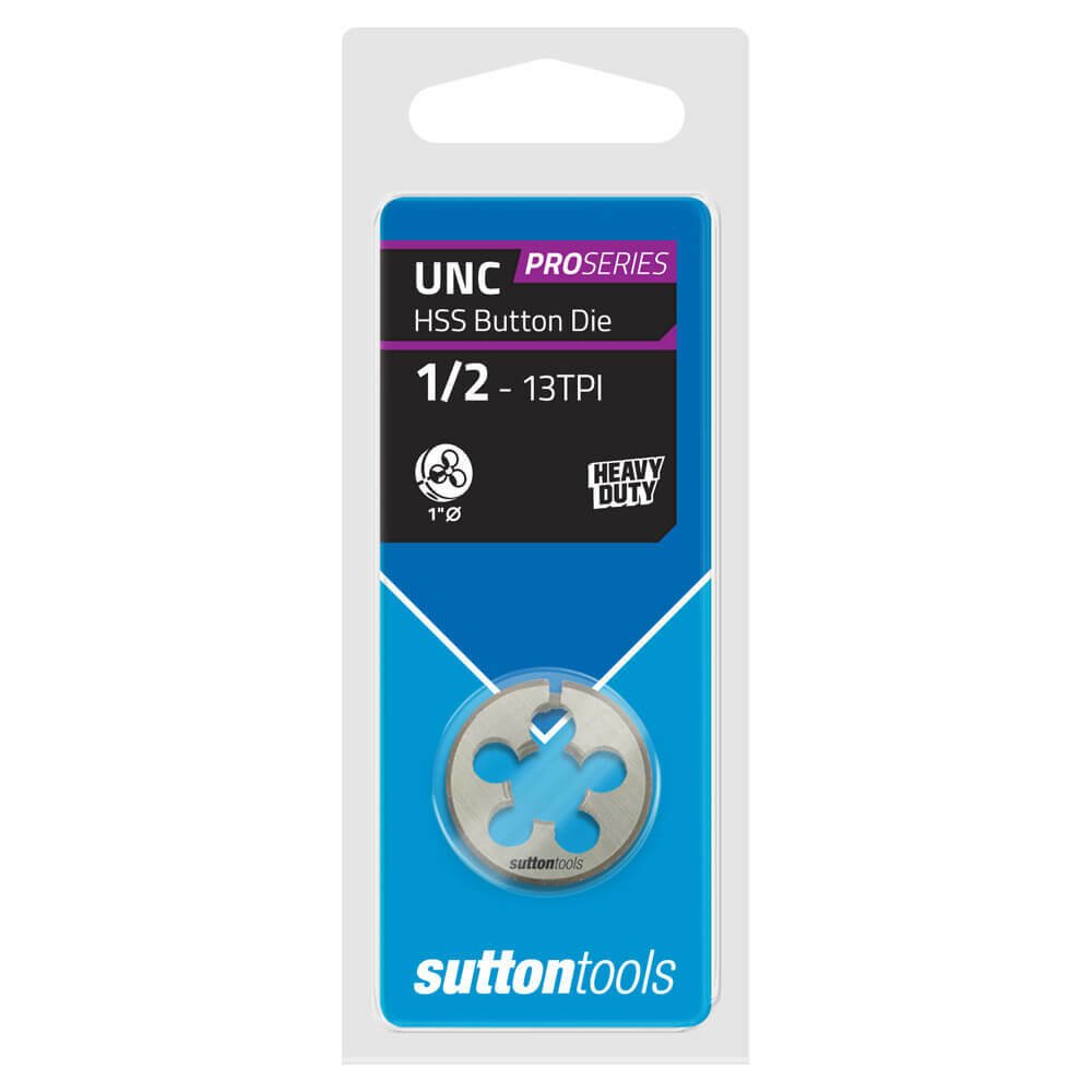 Sutton M561 UNC 1" OD Button Die - HSS - Pro Series - AIMS Industrial Supplies