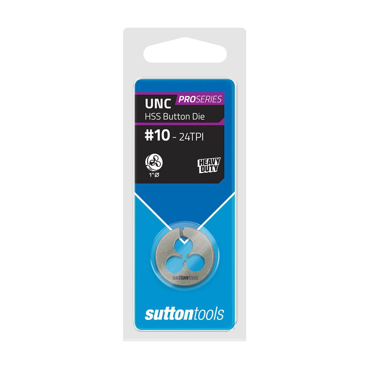 Sutton M561 UNC 1" OD Button Die - HSS - Pro Series