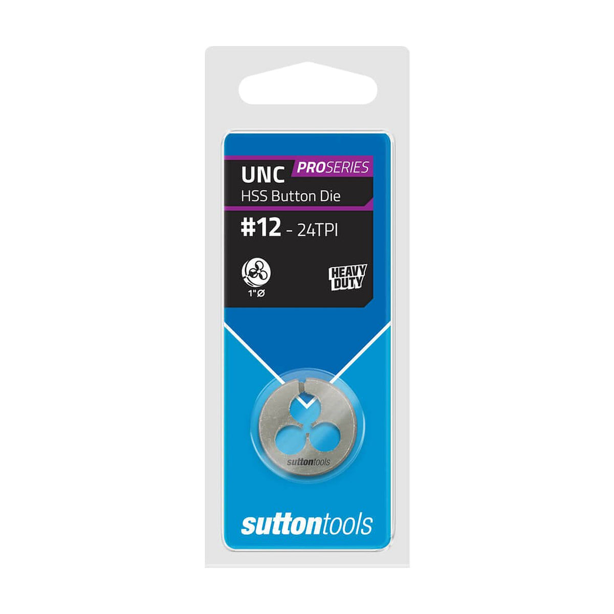 Sutton M561 UNC 1" OD Button Die - HSS - Pro Series