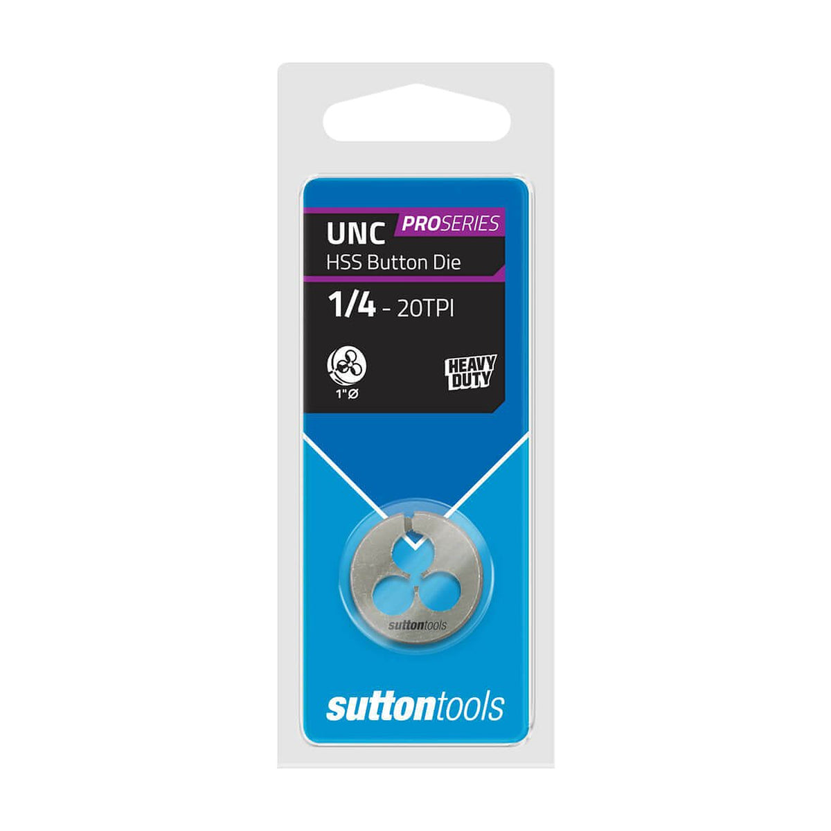 Sutton M561 UNC 1" OD Button Die - HSS - Pro Series