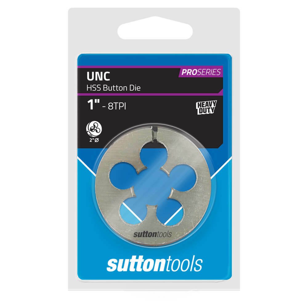 Sutton M562 UNC 2" OD Button Die - HSS - Pro Series - AIMS Industrial Supplies