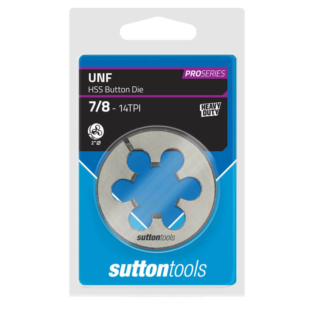 Sutton M565 UNF 2" OD Button Die - HSS - Pro Series - AIMS Industrial Supplies