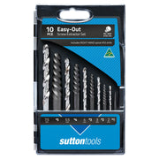 Sutton M603S20 Easy-Out Screw Extractor Set 10 piece - Right Hand Drills1