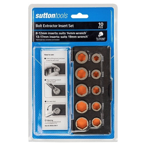 Sutton M6040817 Bolt Extractor Insert Set - 10 Pcs1