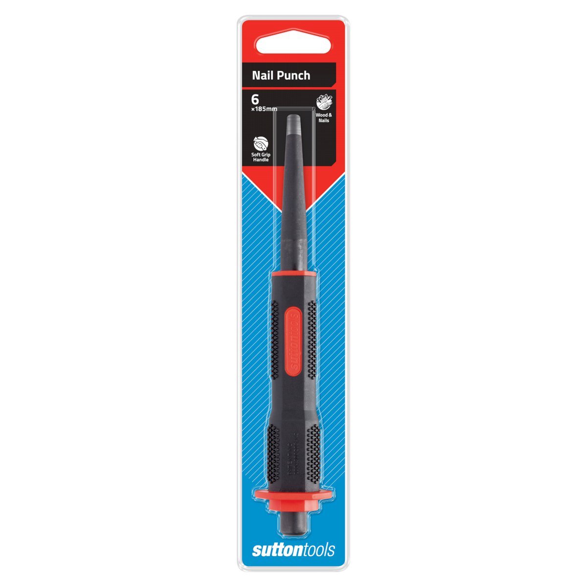 Sutton M709 Nail Punch - Soft Grip CRV - AIMS Industrial Supplies