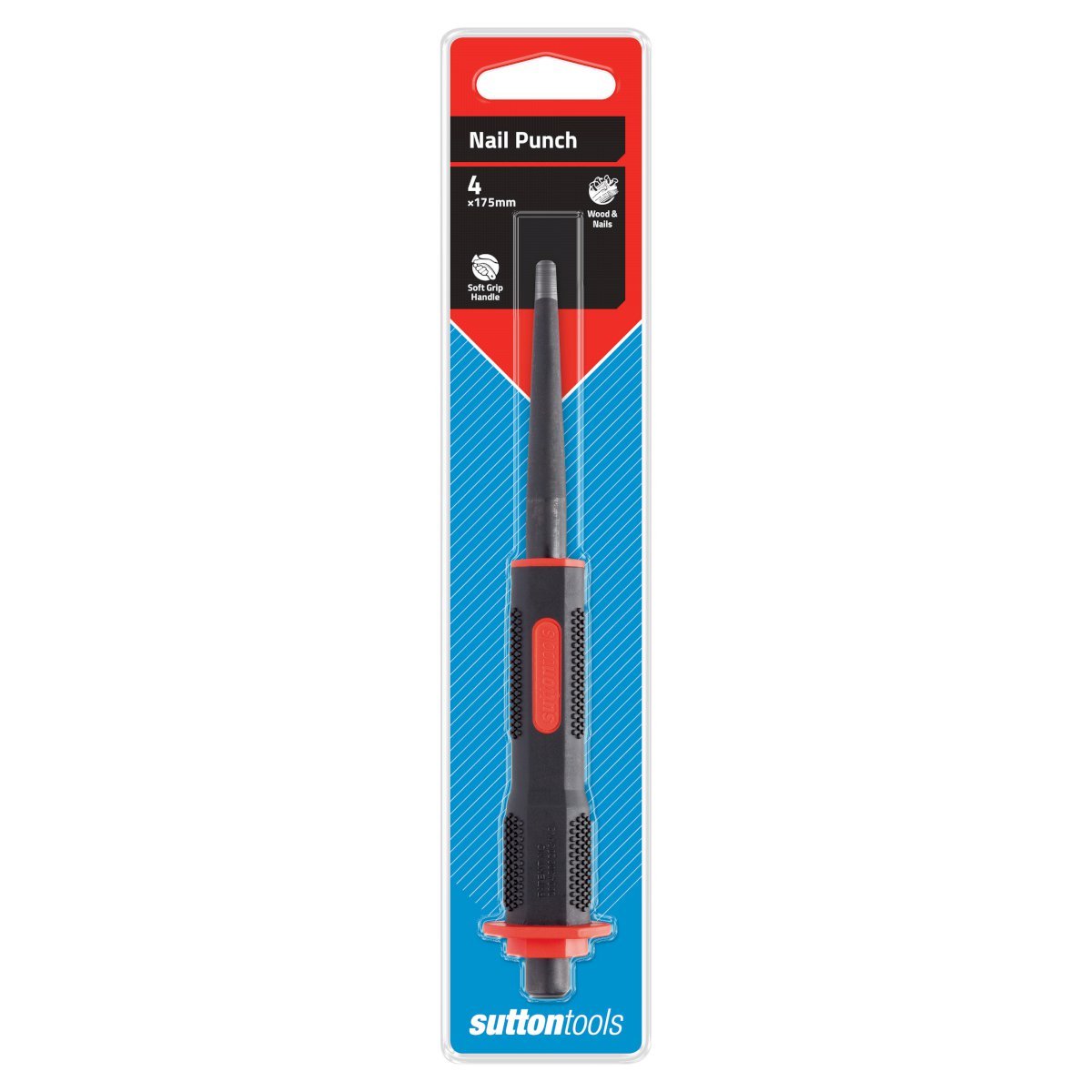 Sutton M709 Nail Punch - Soft Grip CRV - AIMS Industrial Supplies
