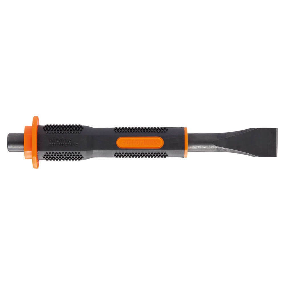 Sutton M7100005 Cold Chisel Soft Grip 5 Pce Set (10, 12, 16, 19, 25mm) Blue Polishing Compound CRV - AIMS Industrial Supplies