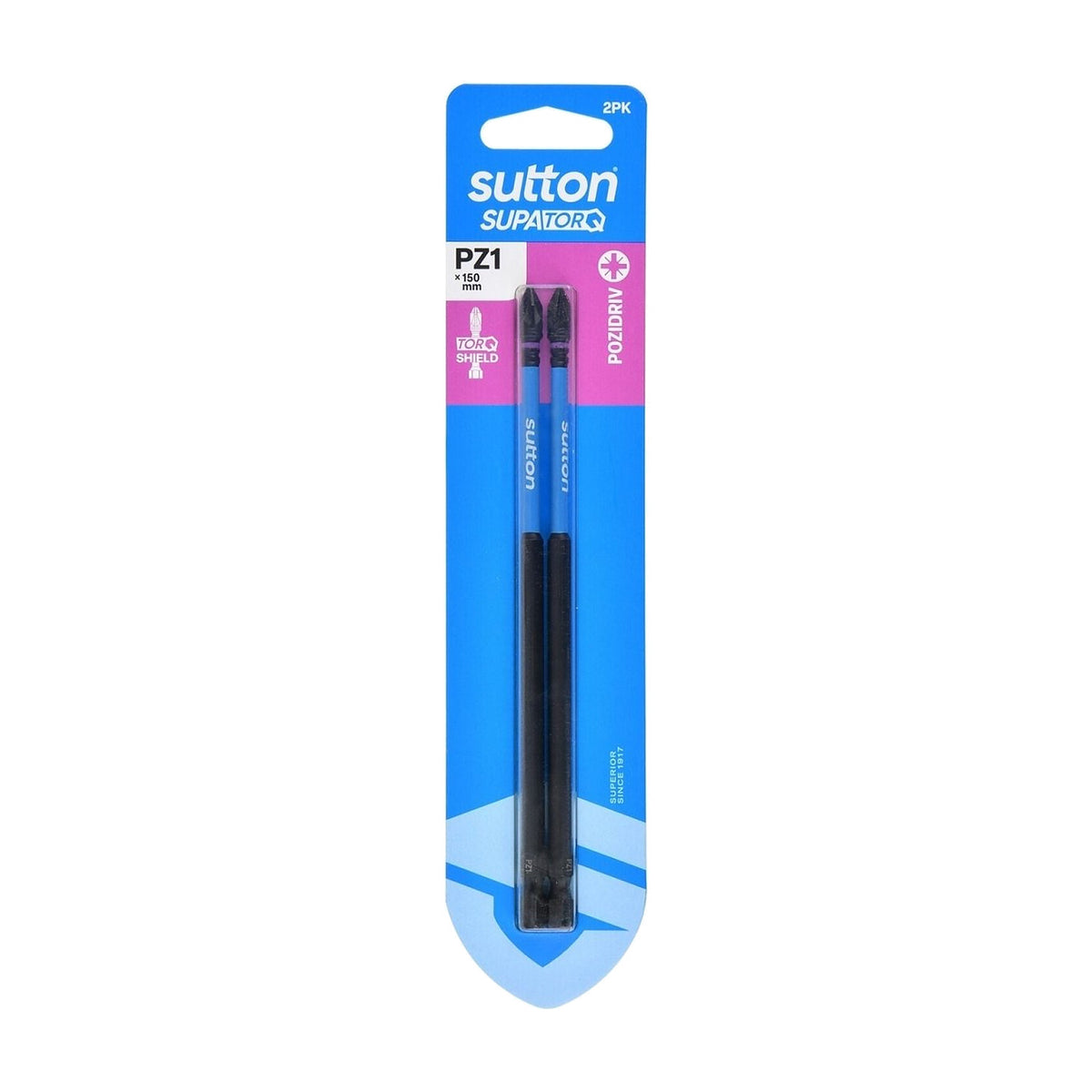 Sutton Pozidriv Screwdriver Bit S202 Supatorq
