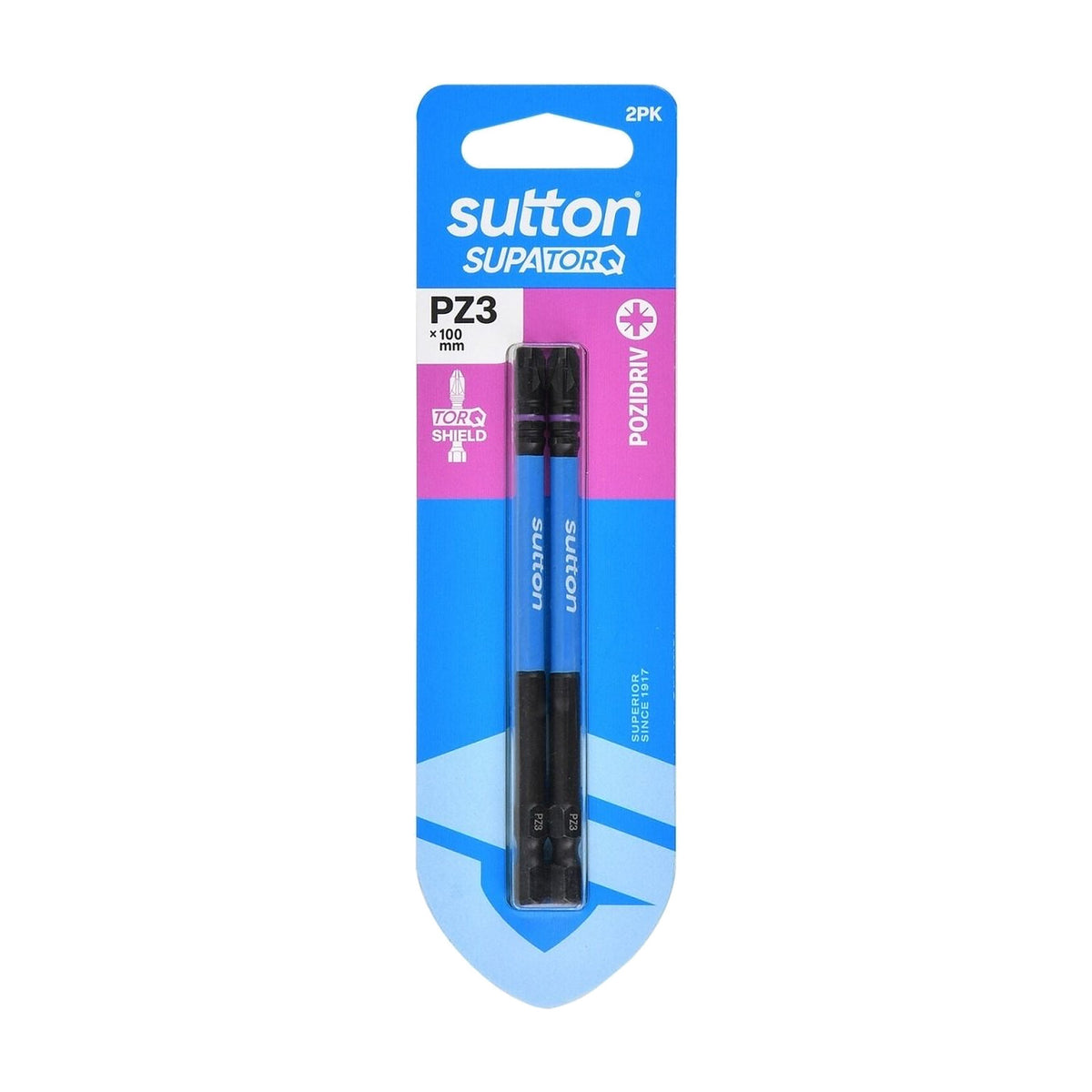 Sutton Pozidriv Screwdriver Bit S202 Supatorq