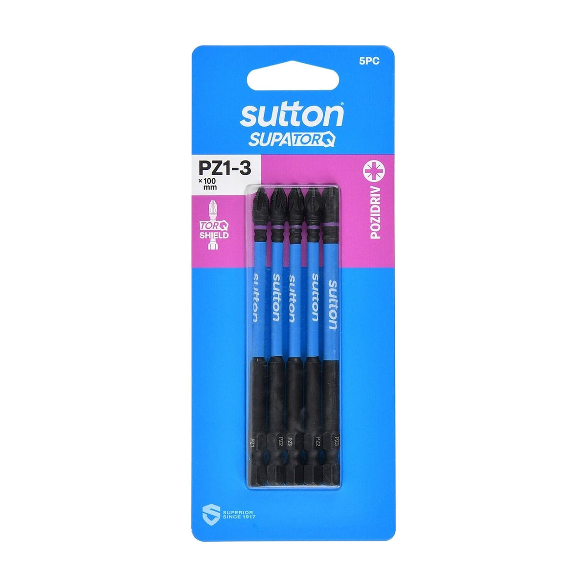 Sutton Pozidriv Screwdriver Bit S202 Supatorq