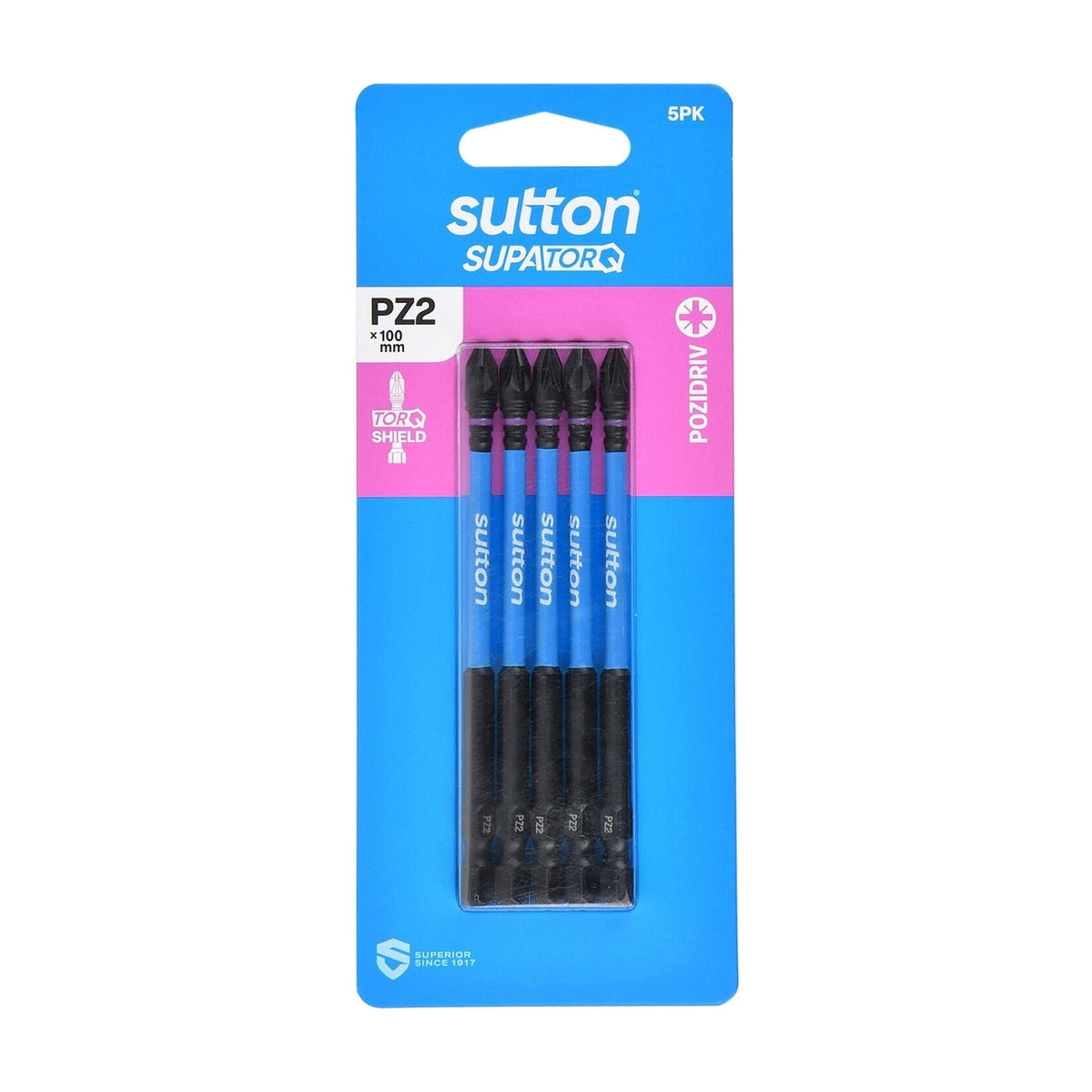 Sutton Pozidriv Screwdriver Bit S202 Supatorq