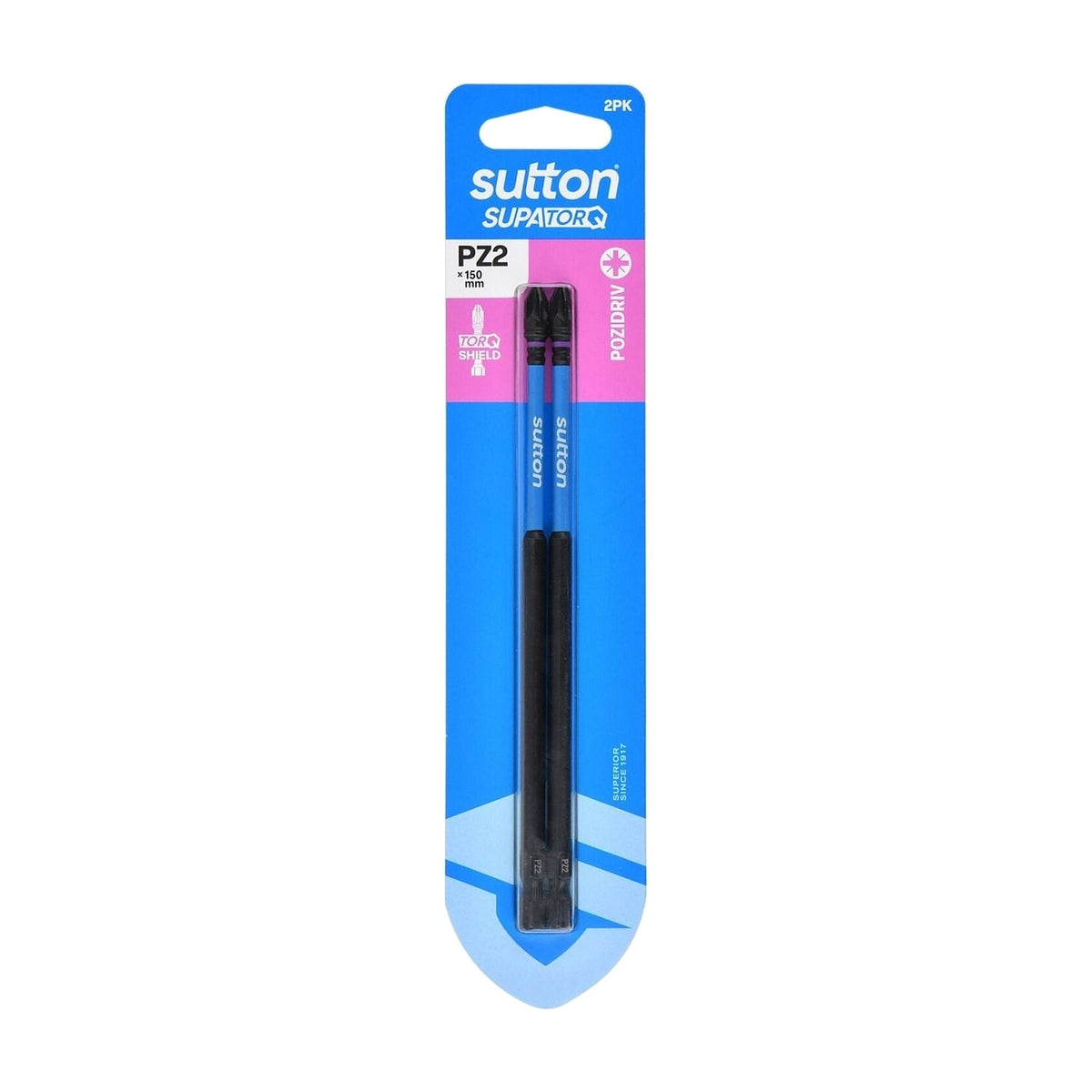 Sutton Pozidriv Screwdriver Bit S202 Supatorq