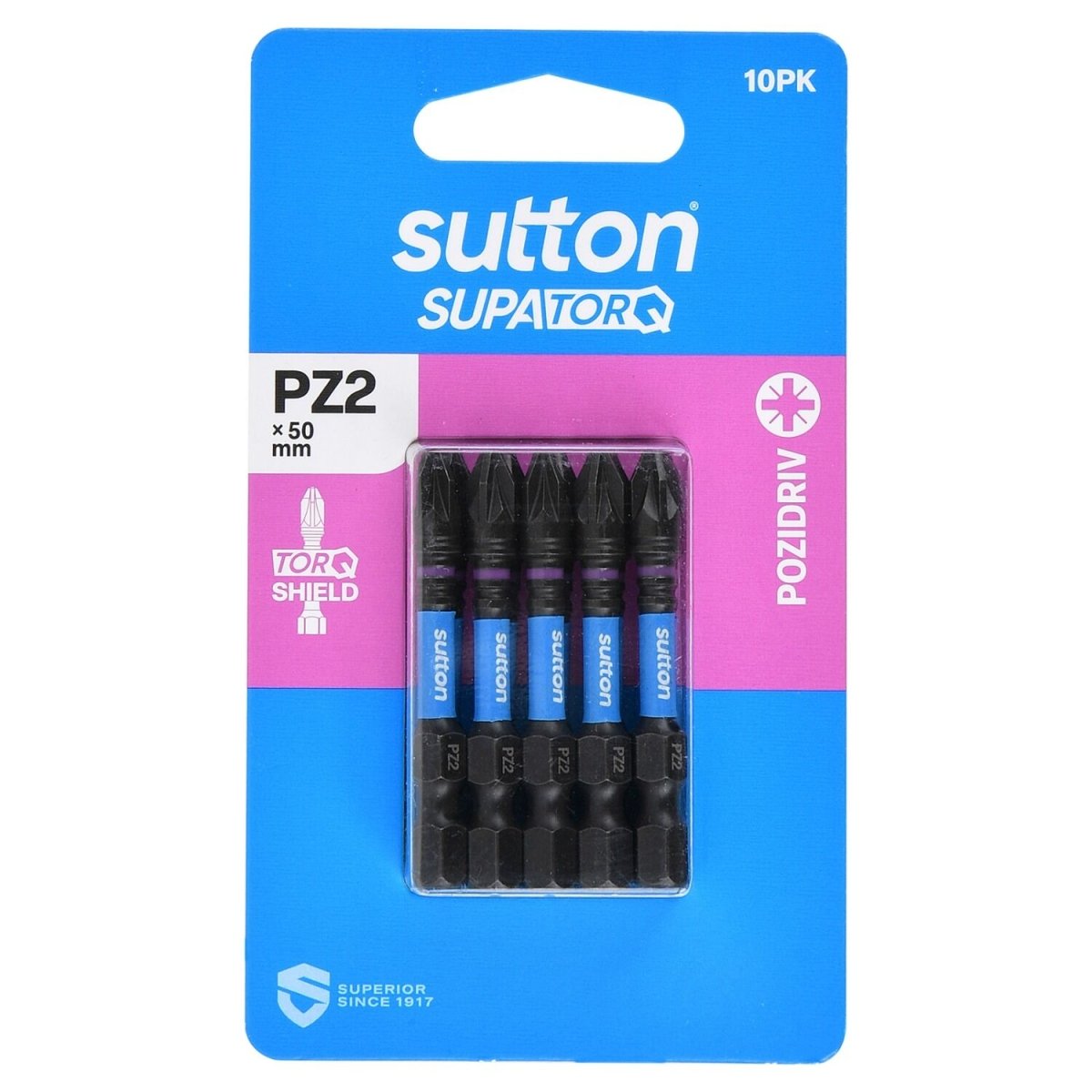 Sutton Pozidriv Screwdriver Bit S202 Supatorq - AIMS Industrial Supplies