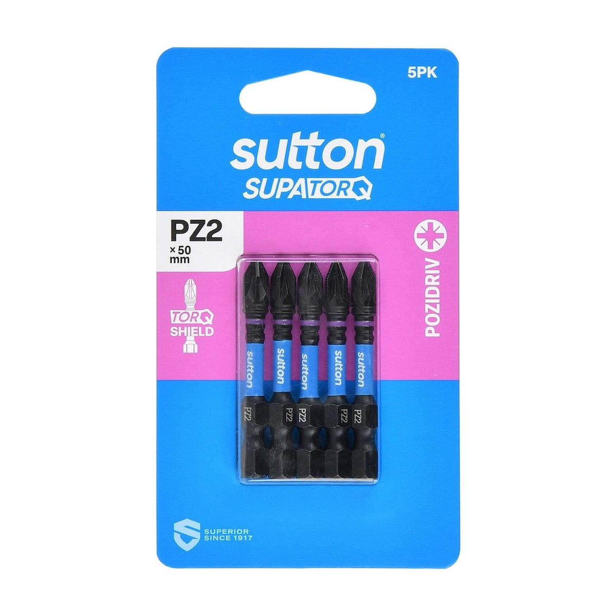 Sutton Pozidriv Screwdriver Bit S202 Supatorq