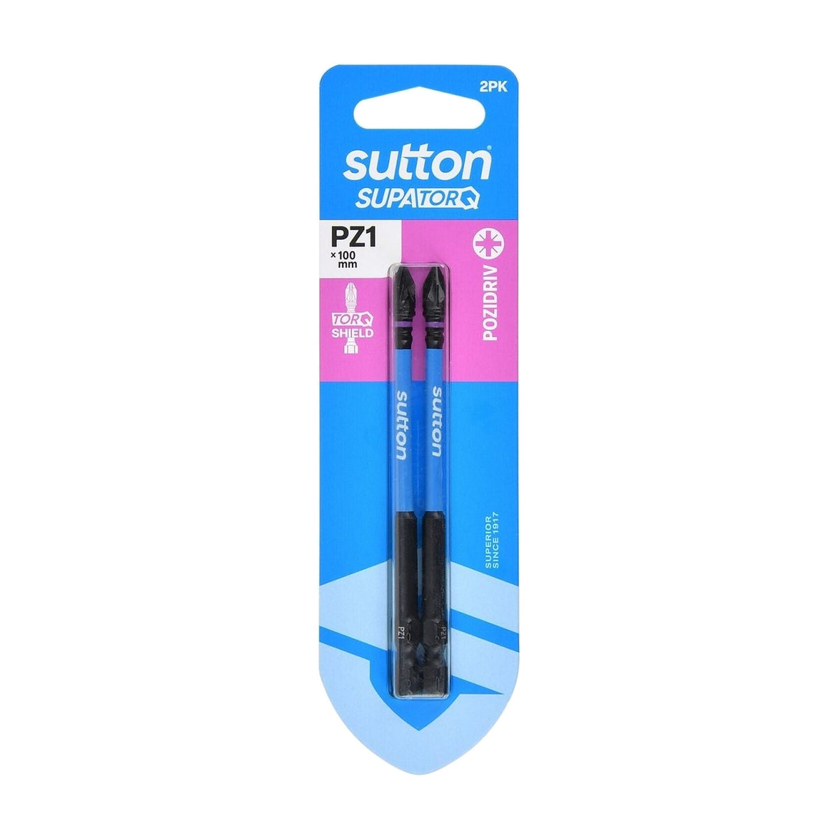 Sutton Pozidriv Screwdriver Bit S202 Supatorq