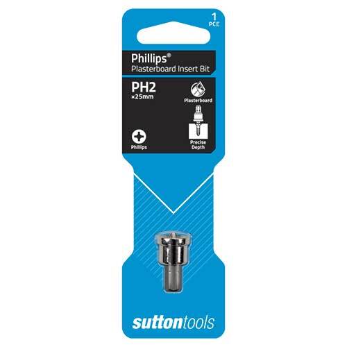 Sutton S1040225D PH2 x 25mm Drywall Screwdriver Bit CRV1