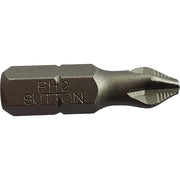 Sutton S1090225 2 x 25mm Phillips Screwdriver Bit ACR Insert CRV 10Pack - AIMS Industrial Supplies