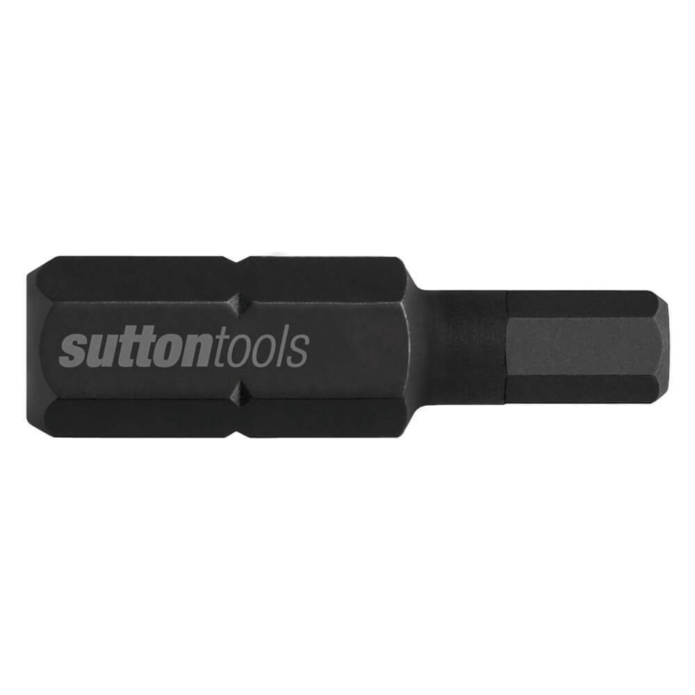 Sutton S1150550 5mm x 50mm Hex Screwdriver Bit Power CRV - Pack of 10
