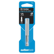 Sutton S1280675 1/4 x 75mm Magnetic Bit Holder C-Ring Carded CRV