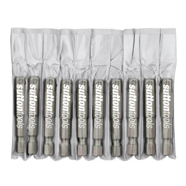 Sutton S1370650 1/4 x 50mm Socket Extension Power Bulk CRV - Pack of 10 - AIMS Industrial Supplies