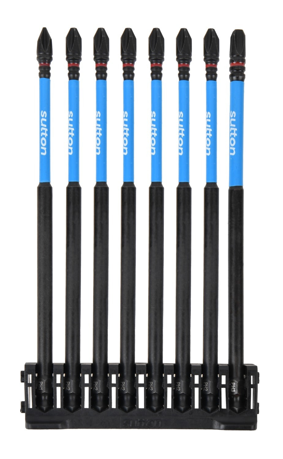 Sutton S200S08G 150mm Stack-In Phillips Screwdriver Bit Set S200 Supatorq, 8 Pcs