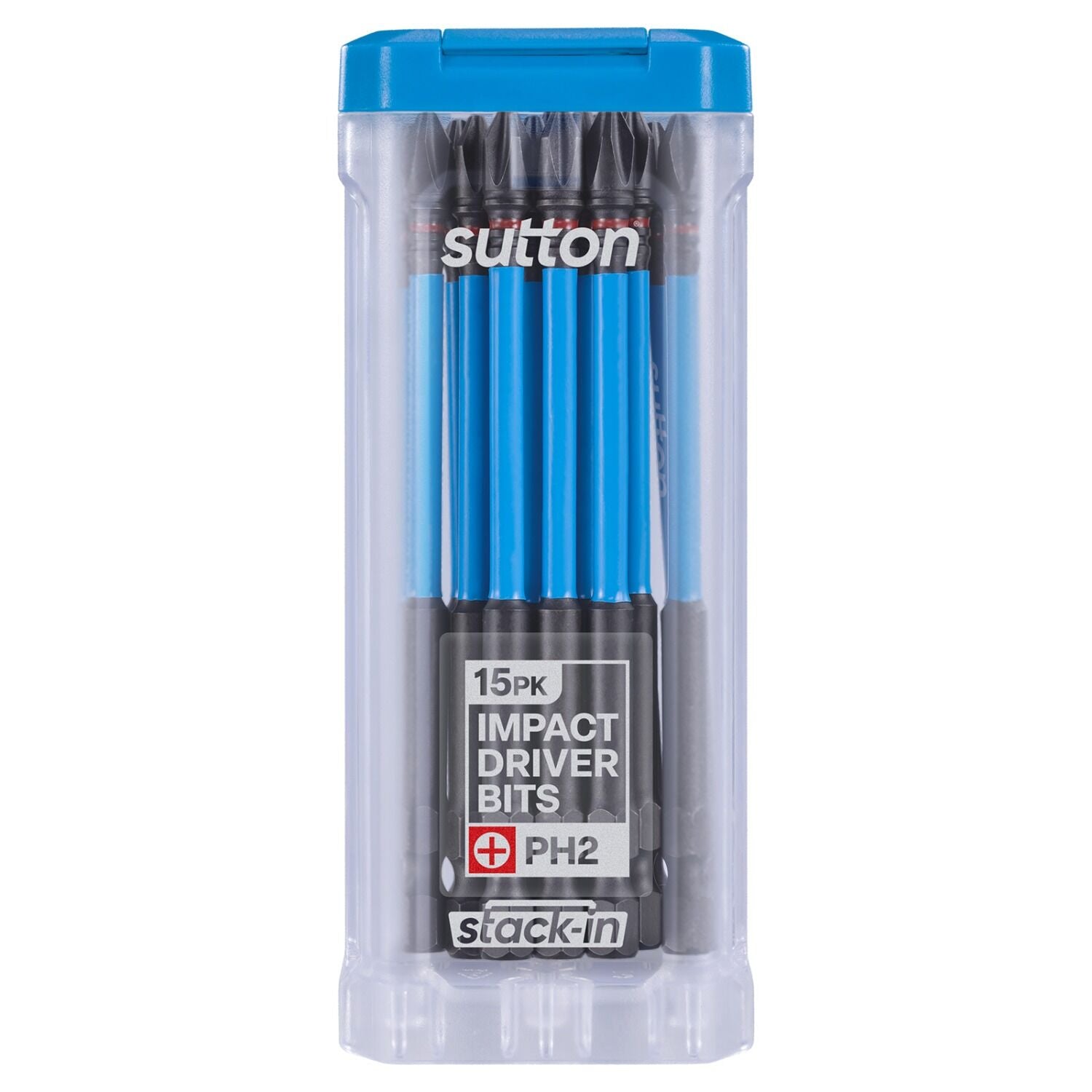 Sutton S200T15E02 PH2 x 100mm Stack-In Phillips Screwdriver Bit S200 Supatorq, 15/Pack