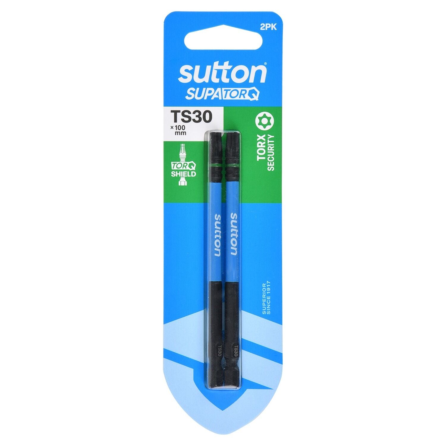 Sutton S214H02E30 TS30 x 100mm Torx-S Screwdriver Bit S214 Supatorq (2 Pack)