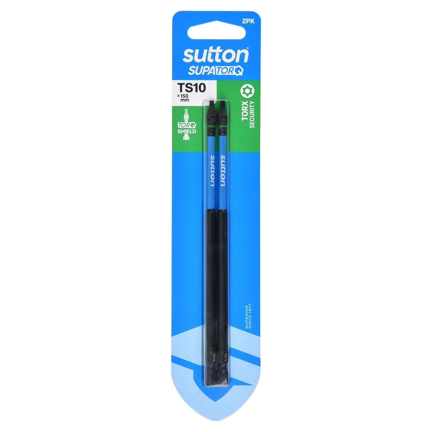 Sutton S214H02G10 TS10 x 150mm Torx-S Screwdriver Bit S214 Supatorq (2 Pack)
