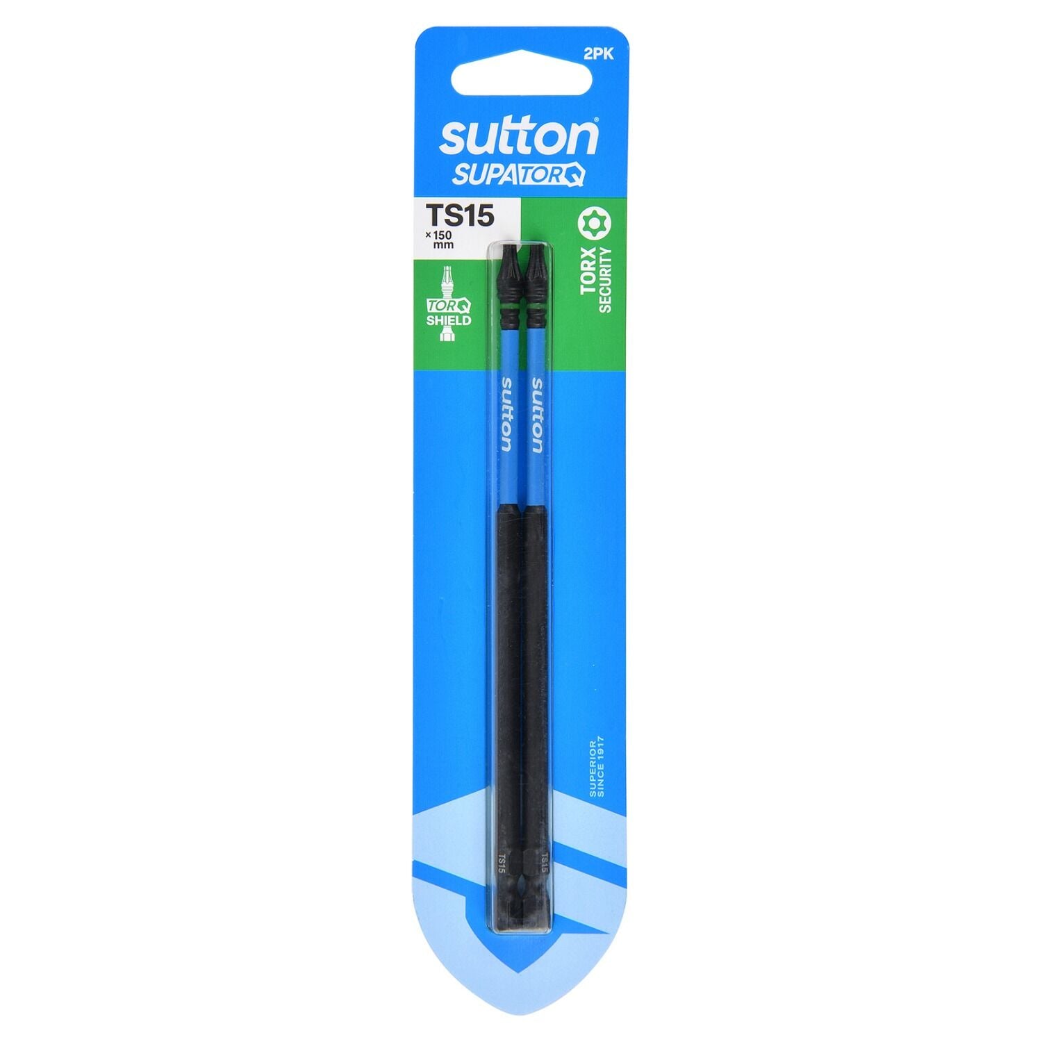 Sutton S214H02G15 TS15 x 150mm Torx-S Screwdriver Bit S214 Supatorq (2 Pack)