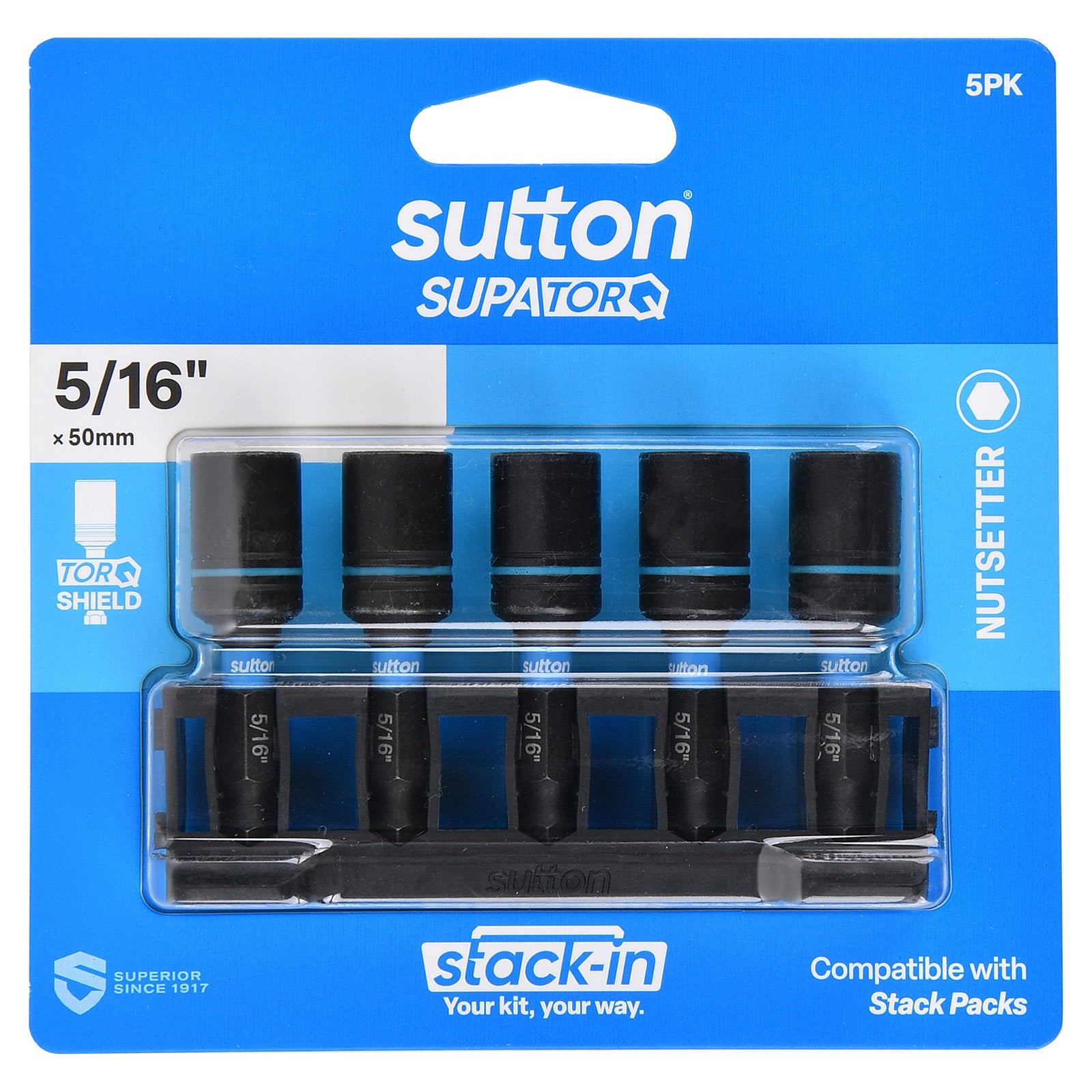 Sutton Stack-In Magnetic Nutset Bit S230 Supatorq1